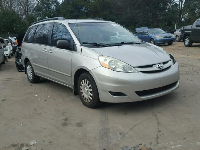 5TDZA23C96S518412 - 2006 TOYOTA SIENNA CE SILVER photo 1