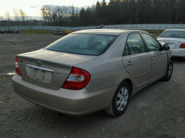 4T1BE32KX4U363989 - 2004 TOYOTA CAMRY LE 棕色 照片 4