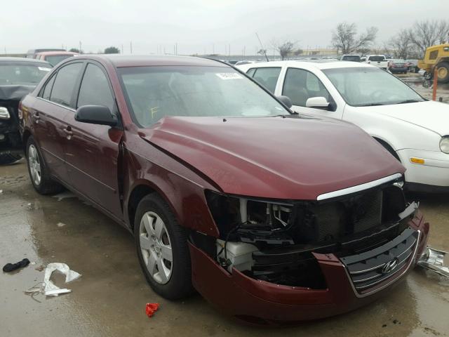 5NPET46CX9H434254 - 2009 HYUNDAI SONATA GLS MAROON photo 1