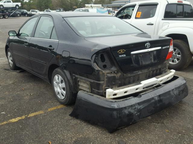 4T1BE32KX3U213606 - 2003 TOYOTA CAMRY LE შავი ფოტო 3