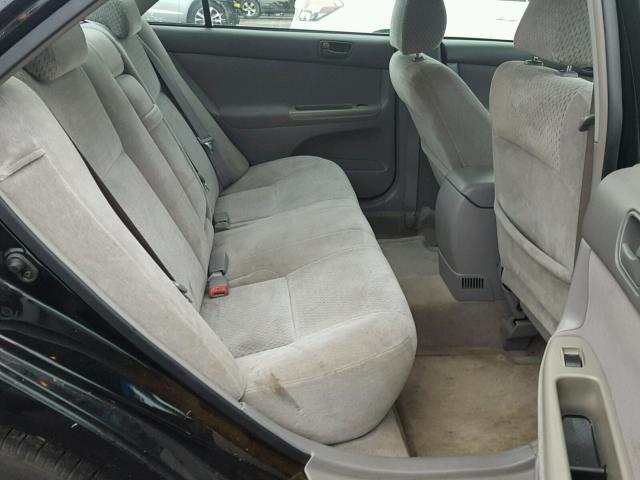 4T1BE32KX3U213606 - 2003 TOYOTA CAMRY LE შავი ფოტო 6