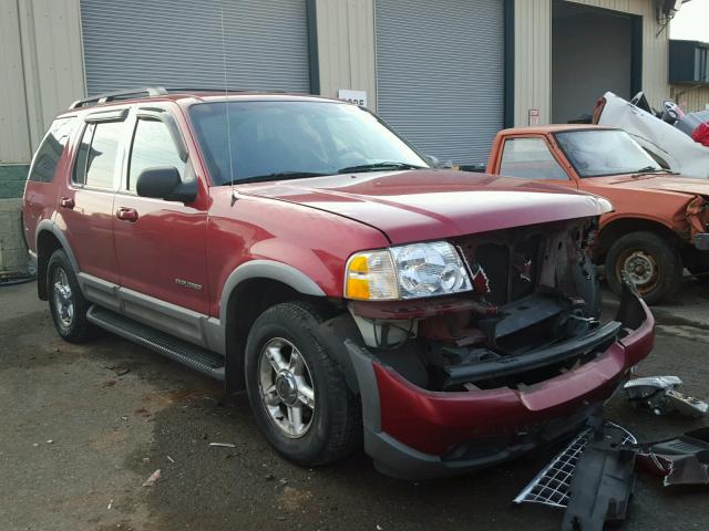 1FMZU73W82UB28756 - 2002 FORD EXPLORER X RED photo 1