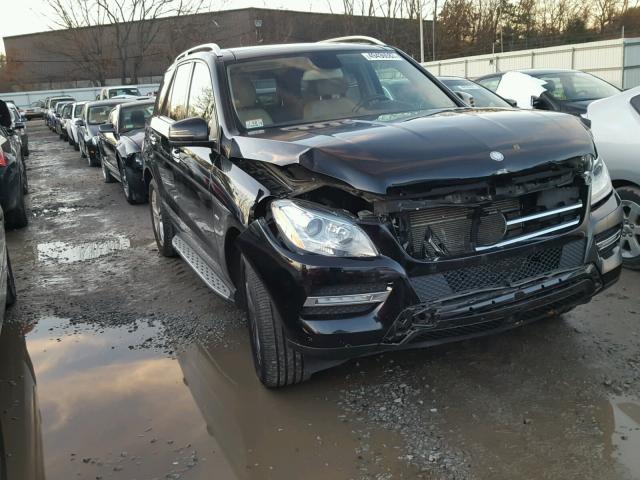 4JGDA5HB6CA024962 - 2012 MERCEDES-BENZ ML 350 4MA BLACK photo 1