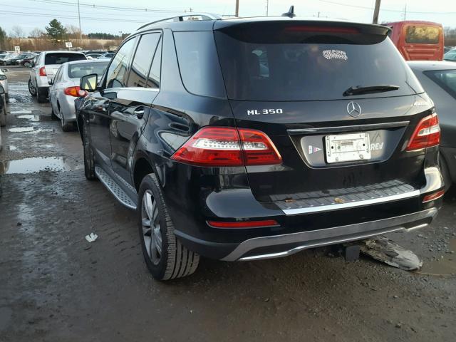 4JGDA5HB6CA024962 - 2012 MERCEDES-BENZ ML 350 4MA BLACK photo 3