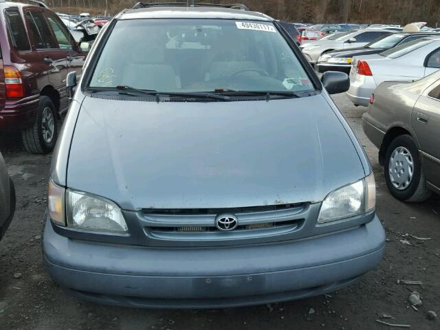 4T3ZF13C3XU135089 - 1999 TOYOTA SIENNA LE BLUE photo 10