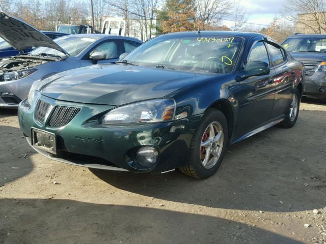 2G2WR524341214461 - 2004 PONTIAC GRAND PRIX GREEN photo 2