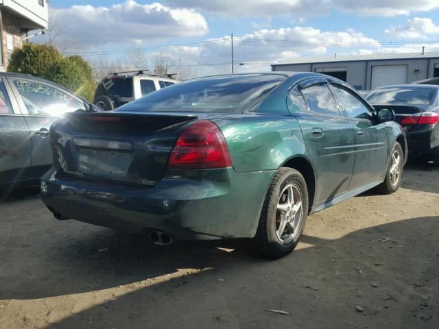 2G2WR524341214461 - 2004 PONTIAC GRAND PRIX GREEN photo 4