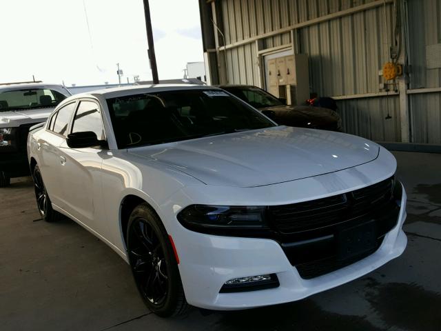 2C3CDXHG3HH667099 - 2017 DODGE CHARGER SX WHITE photo 1