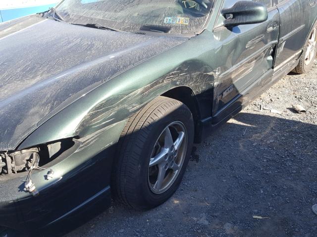 1G2WR5212YF321179 - 2000 PONTIAC GRAND PRIX GREEN photo 9