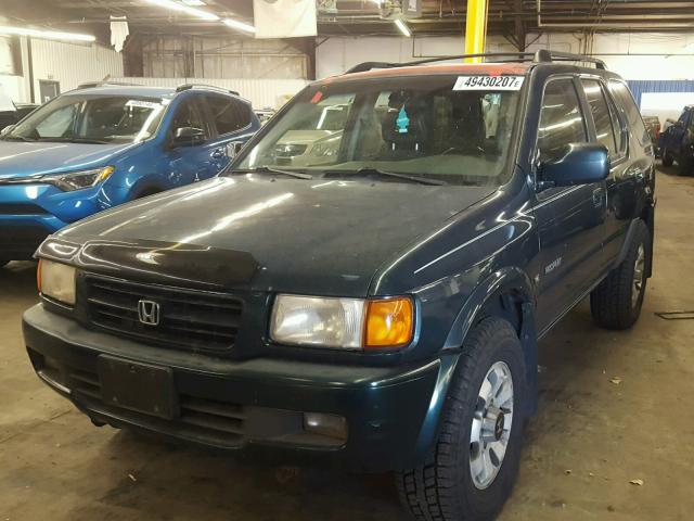 4S6CM58W5X4414789 - 1999 HONDA PASSPORT E 绿色 照片 2