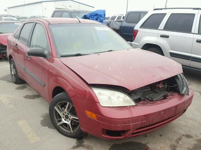 1FAFP34N45W112534 - 2005 FORD FOCUS ZX4 RED photo 1