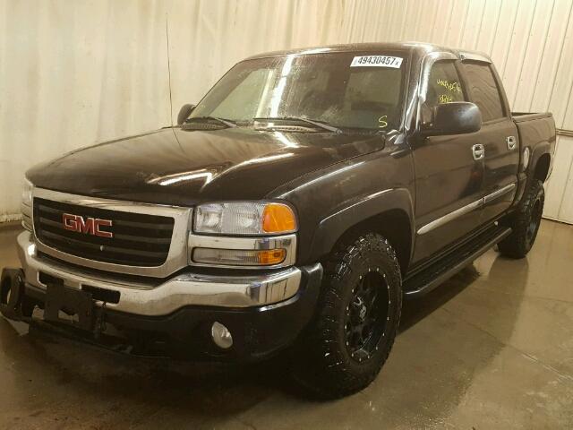 2GTEK13T861244259 - 2006 GMC NEW SIERRA BLACK photo 2