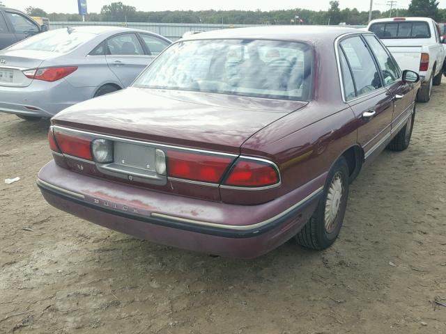 1G4HP52K0WH415030 - 1998 BUICK LESABRE CU MAROON photo 4