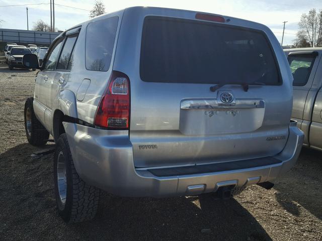 JTEBU14R78K025551 - 2008 TOYOTA 4RUNNER SR SILVER photo 3