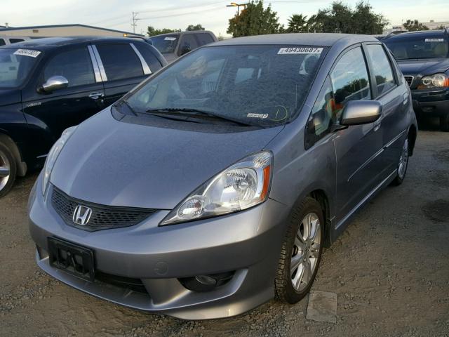 JHMGE88649S055008 - 2009 HONDA FIT SPORT SILVER photo 2