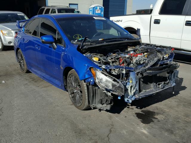 JF1VA2M6XG9830560 - 2016 SUBARU WRX STI BLUE photo 1