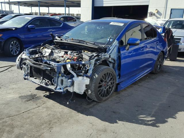 JF1VA2M6XG9830560 - 2016 SUBARU WRX STI BLUE photo 2