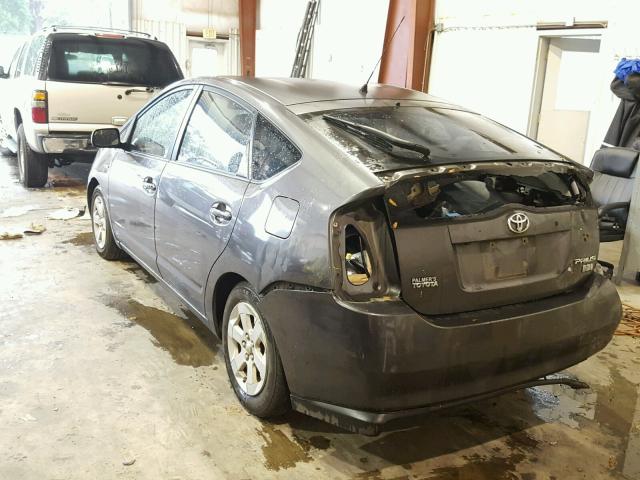 JTDKB20U873230864 - 2007 TOYOTA PRIUS GRAY photo 3