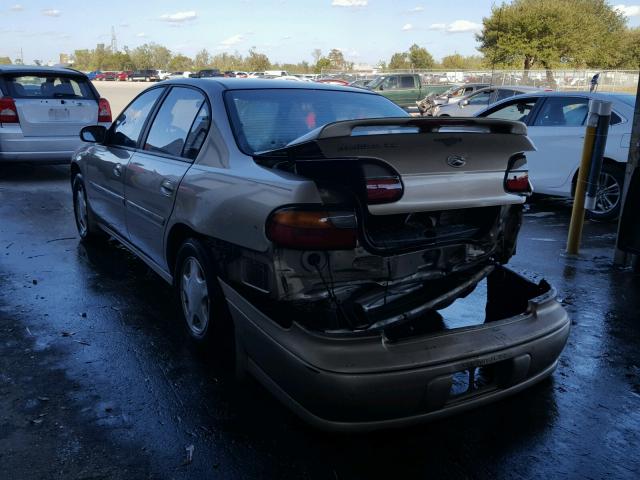 1G1NE52J4Y6231916 - 2000 CHEVROLET MALIBU LS ოქროსფერი ფოტო 3