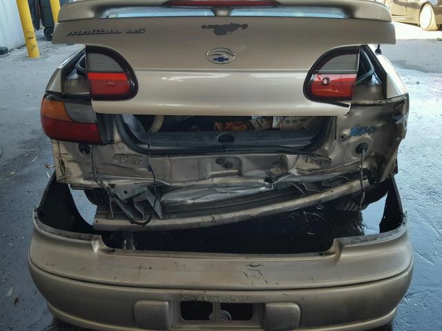 1G1NE52J4Y6231916 - 2000 CHEVROLET MALIBU LS ოქროსფერი ფოტო 9