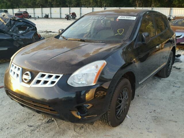 JN8AS5MT6BW182081 - 2011 NISSAN ROGUE S BLACK photo 2