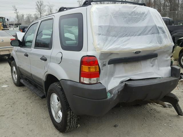 1FMCU02132KA92103 - 2002 FORD ESCAPE XLS SILVER photo 3