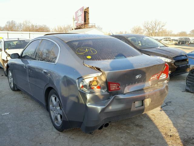 JNKCV51E24M620366 - 2004 INFINITI G35 SILVER photo 3