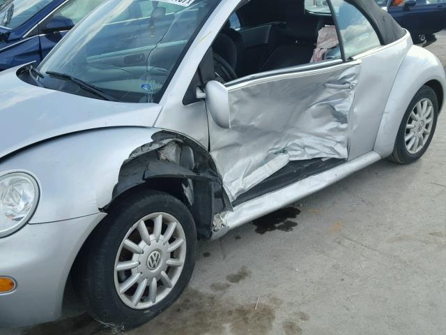 3VWCM31YX4M334866 - 2004 VOLKSWAGEN NEW BEETLE 蓝色 照片 9