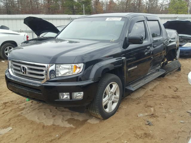 5FPYK1F56CB456491 - 2012 HONDA RIDGELINE BLACK photo 2