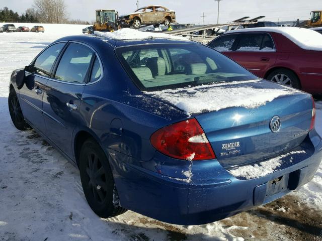 2G4WD532751222177 - 2005 BUICK LACROSSE C BLUE photo 3