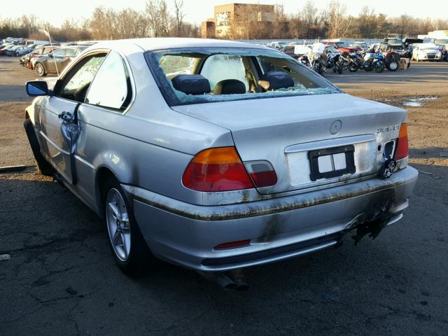 WBABN33451JW49375 - 2001 BMW 325 CI SILVER photo 3