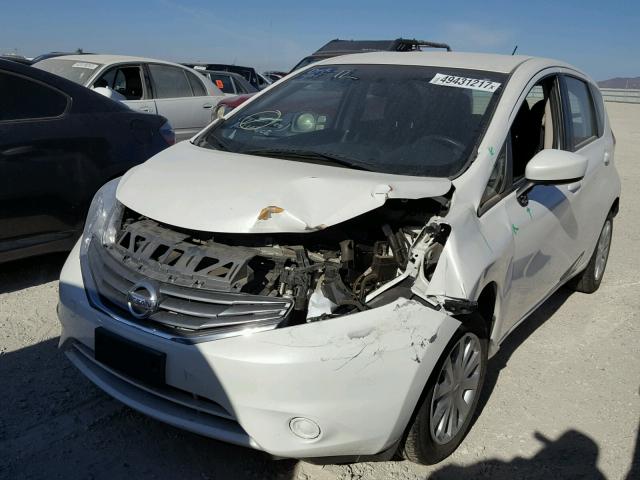 3N1CE2CP9FL382370 - 2015 NISSAN VERSA NOTE WHITE photo 2