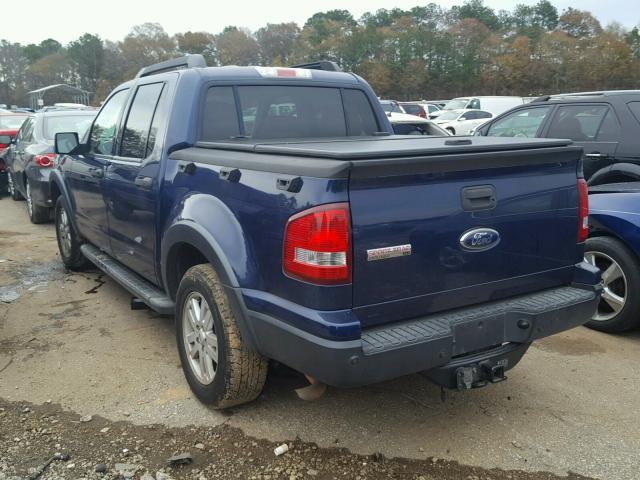 1FMEU31E08UA31707 - 2008 FORD EXPLORER S BLUE photo 3