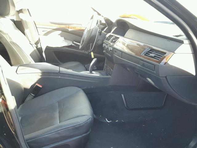 WBANU5C55AC126947 - 2010 BMW 528 I BLACK photo 5