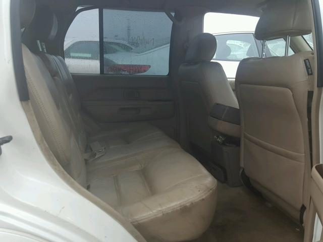 JN8DR07Y01W529857 - 2001 NISSAN PATHFINDER WHITE photo 6