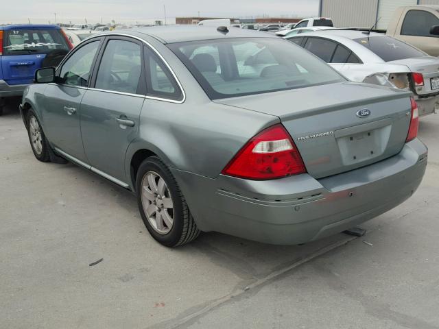 1FAHP24157G125189 - 2007 FORD FIVE HUNDR GREEN photo 3