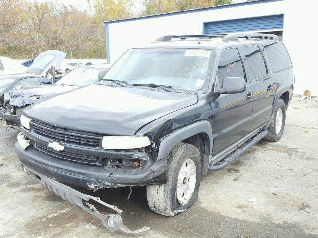 3GNFK16Z32G285248 - 2002 CHEVROLET SUBURBAN K BLACK photo 2