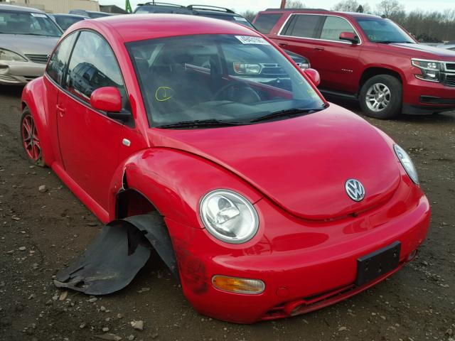 3VWCC21C6XM442990 - 1999 VOLKSWAGEN NEW BEETLE RED photo 1