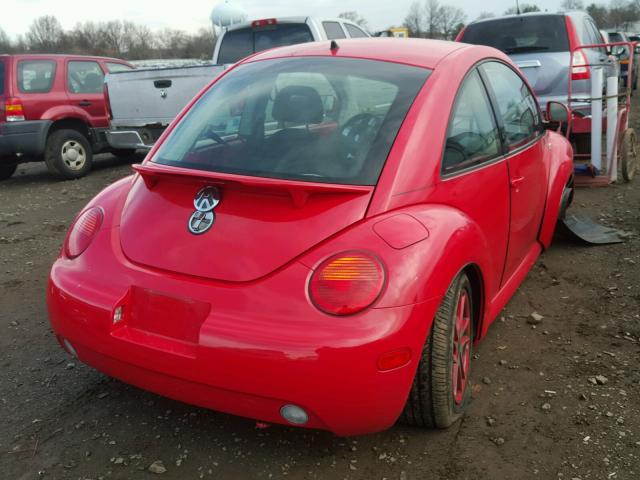 3VWCC21C6XM442990 - 1999 VOLKSWAGEN NEW BEETLE RED photo 4