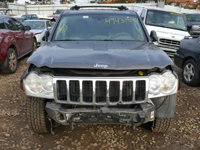 1J4HR58265C639396 - 2005 JEEP GRAND CHER GRAY photo 10