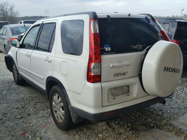 SHSRD78905U312862 - 2005 HONDA CR-V SE WHITE photo 3