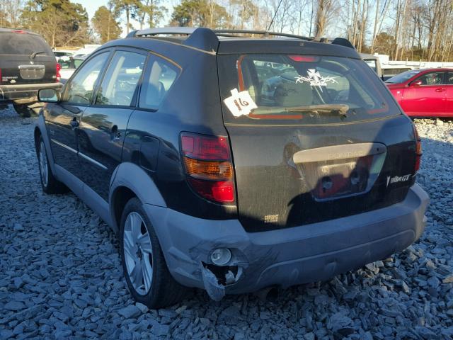 5Y2SN62L03Z432267 - 2003 PONTIAC VIBE GT BLACK photo 3