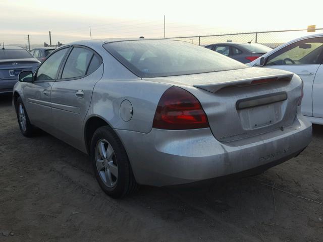 2G2WP552581122080 - 2008 PONTIAC GRAND PRIX SILVER photo 3