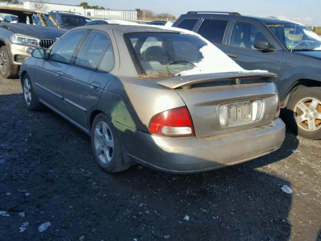 3N1CB51D0YL339333 - 2000 NISSAN SENTRA BAS SILVER photo 3