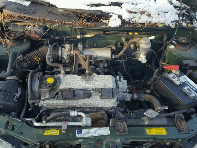 2C1MR522016710542 - 2001 CHEVROLET METRO LSI GREEN photo 7