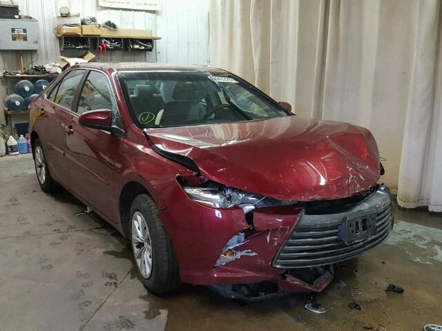 4T1BF1FK0GU511163 - 2016 TOYOTA CAMRY LE RED photo 1