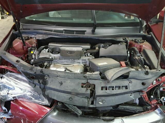 4T1BF1FK0GU511163 - 2016 TOYOTA CAMRY LE წითელი ფოტო 7