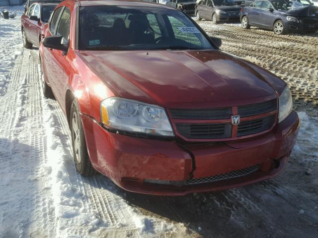 1B3LC46K58N571049 - 2008 DODGE AVENGER SE RED photo 9