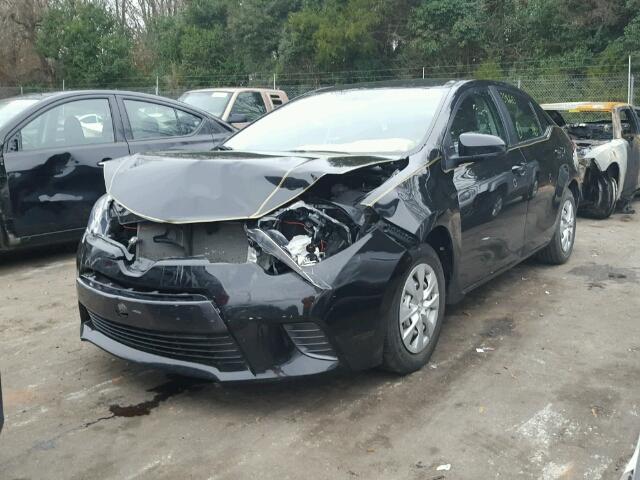 2T1BURHE3GC570074 - 2016 TOYOTA COROLLA L BLACK photo 2