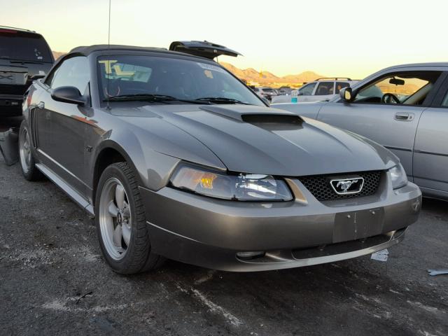 1FAFP45X12F126151 - 2002 FORD MUSTANG GT SILVER photo 1